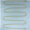 Image 1 : 48 Inch Rope Link Chain Necklace 14k Yellow Gold