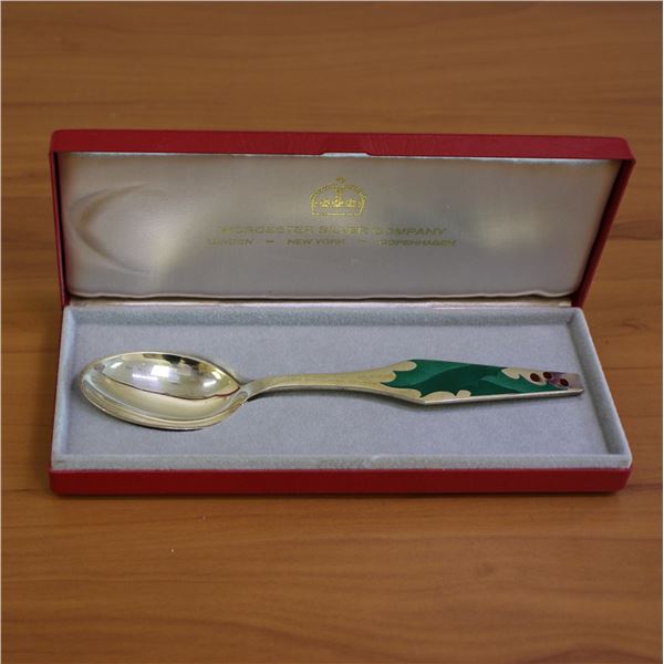Sorenco Denmark 1968 Sterling Silver Christmas Spoon
