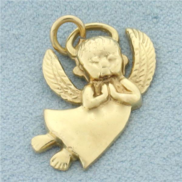 Angel Pendant in 14k Yellow Gold