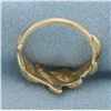 Image 4 : Designer Kabana Large 5 Dolphin Ring in 14k Yellow Gold