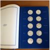 Image 2 : Franklin Mint Complete Fifty-State Bicentennial Medal Collection