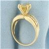 Image 3 : Citrine Filigree Ring in 14k Yellow Gold