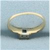 Image 4 : Vintage Diamond Solitaire Engagement Ring in 14k Yellow Gold