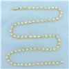 Image 1 : 20 Inch Turkish Link Chain Necklace in 14k Yellow Gold
