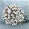 Image 2 : Diamond Starburst Ring in 14k White Gold