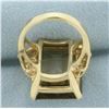 Image 4 : Citrine Solitaire Statement Ring in 14k Yellow Gold