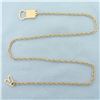Image 1 : Unique Lock Chain Necklace in 10k Yellow Gold