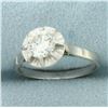 Image 2 : Diamond Solitaire Engagement Ring in 18k White Gold
