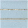 Image 2 : Italian 20 Inch Box Link Chain Necklace in 14k Yellow Gold