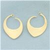 Image 2 : Stud Earring Enhancer Jackets in 14k Yellow Gold