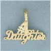 Image 1 : Number One #1 Daughter Pendant in 14k Yellow Gold