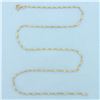 Image 1 : 18 Inch Italian Twisting S-Link Chain Necklace in 14k Yellow Gold