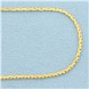 Image 2 : 16 Inch Italian Heart Link Chain Necklace in 14k Yellow Gold