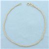 Image 1 : Wheat Link Bracelet in 14k Yellow Gold