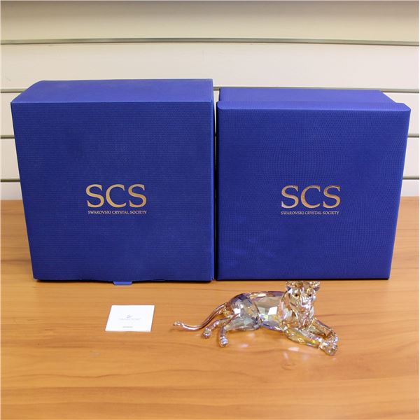 Swarovski Crystal 5135895 SCS Lion Mother Annual Edition Figurine  with Box