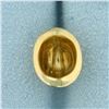 Image 3 : Vintage Police Helmet Charm in 9k Yellow Gold