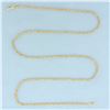 Image 1 : 21 Inch Rope Link Chain Necklace in 14k Yellow Gold