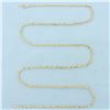 Image 1 : Mens 24 Inch Rope Link Chain Necklace in 14k Yellow Gold
