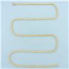 Image 1 : Mens 24 Inch Rope Link Chain Necklace in 14k Yellow Gold