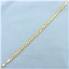 Image 1 : Heart Link Rope Bracelet in 14k Yellow Gold