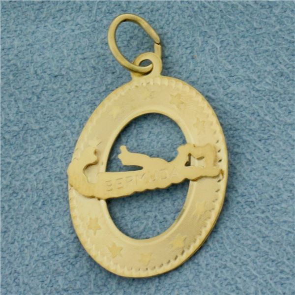 Bermuda Charm in 14k Yellow Gold