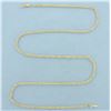 Image 1 : 20 Inch Rope Link Chain Necklace in 14k Yellow Gold