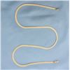 Image 1 : 18 Inch Italian Herringbone Link Necklace in 14k Yellow Gold