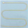Image 1 : 20 Inch Rope Link Chain Necklace in 14k Yellow Gold