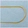 Image 2 : 16 Inch Italian Boston Link Chain Necklace in 14k Yellow Gold