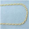 Image 2 : 26 Inch Figaro Link Chain Necklace in 14k Yellow Gold