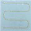 Image 1 : 22 Inch Rope Link Chain Necklace in 14k Yellow Gold