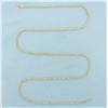 Image 1 : 26 Inch Rope Link Chain Necklace in 14k Yellow Gold
