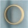 Image 2 : Half Dome Wedding Band Ring in 10k Yellow Gold