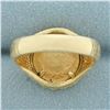 Image 4 : Mexican Dos Pesos Gold Coin Ring in 14k Yellow Gold