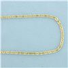 Image 2 : 24 Inch Cable Link Chain Necklace in 18k Yellow Gold