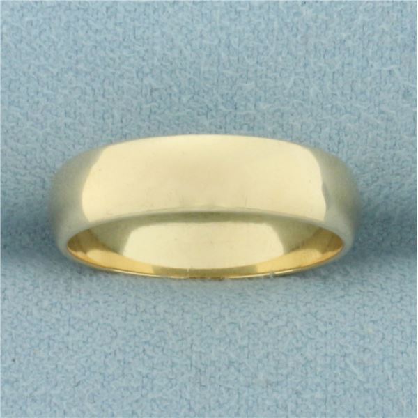 5mm Wedding Band Ring in 14k Yellow Gold