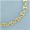 Image 2 : Puffy Anchor Mariner Link Bracelet in 14k Yellow Gold