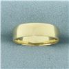 Image 1 : High Polish Wedding Band Ring in 10k Yellow Gold