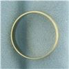 Image 2 : High Polish Wedding Band Ring in 10k Yellow Gold