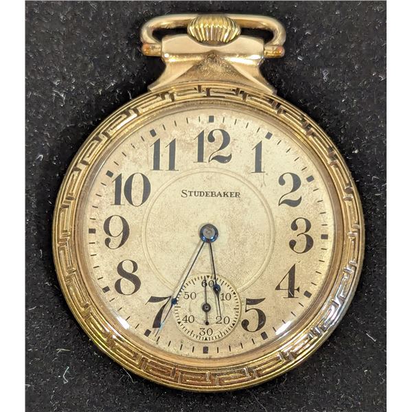 VTG Studebaker / South Bend Watch Co. 21-Jewel Open-Face Pocket Watch