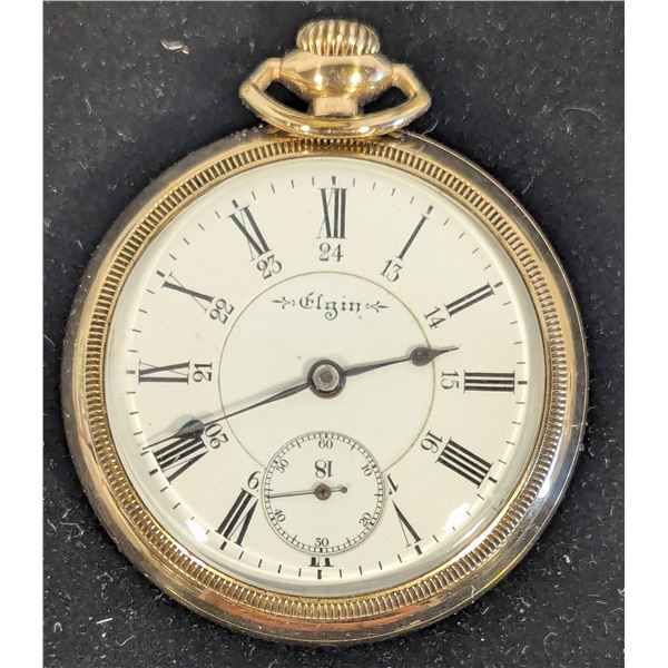 Antique Elgin National Watch Co. A.W. Raymond 19-Jewel Open-Face Pocket Watch