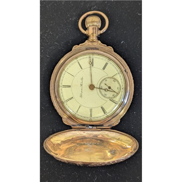 Hampton Watch Co. Open-Face Pocket Watch
