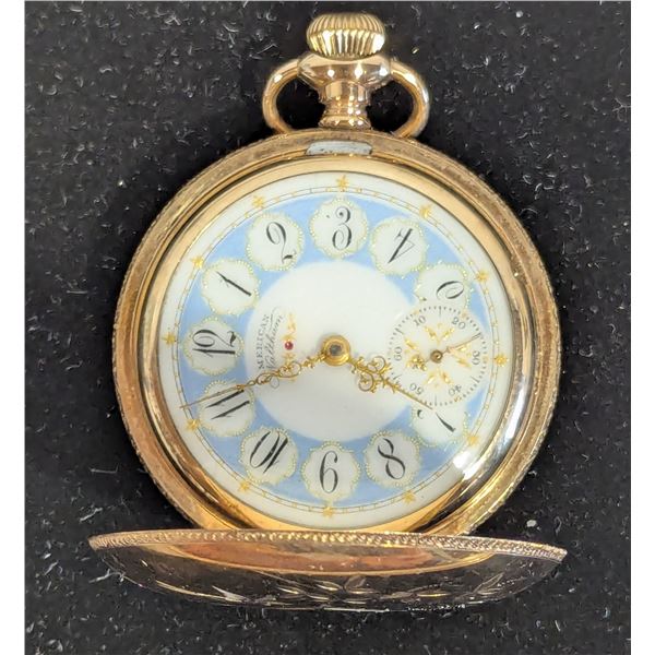 Antique American Waltham Watch Co. 15-Jewel Hunter-Case Pocket Watch