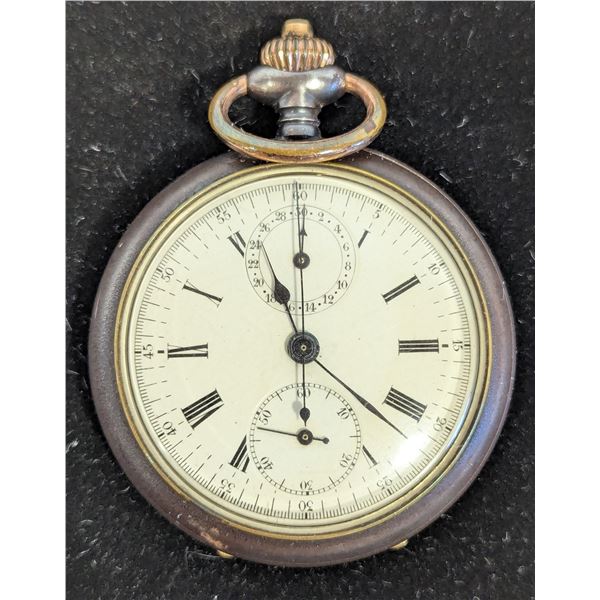 Antique Swiss Chronograph Pocket Watch