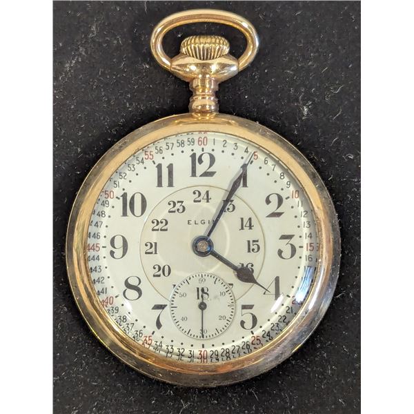 Antique Elgin Veritas 23-Jewel Railroad Pocket Watch — image 17