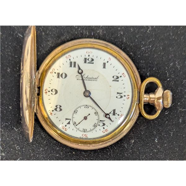 Antique Tacy Watch Co. (Tavannes/Cyma) Admiral 15-Jewel Hunter Pocket Watch