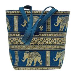 Thai Silk Hand Crafted Elephant Handbag (ACT-146)