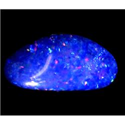 2.7ct Australian Black Opal Doublet Full Fire (GEM-22609A)