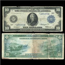 1914 US $10 Note Rare Hi Grade (COI-5272)