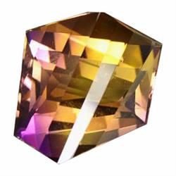 29.88ct Fancy Cut Scintillating Golden Purple Ametrine (GEM-22722)